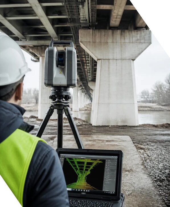 Лазерное сканирование мостов для обследования конструкций в Самаре